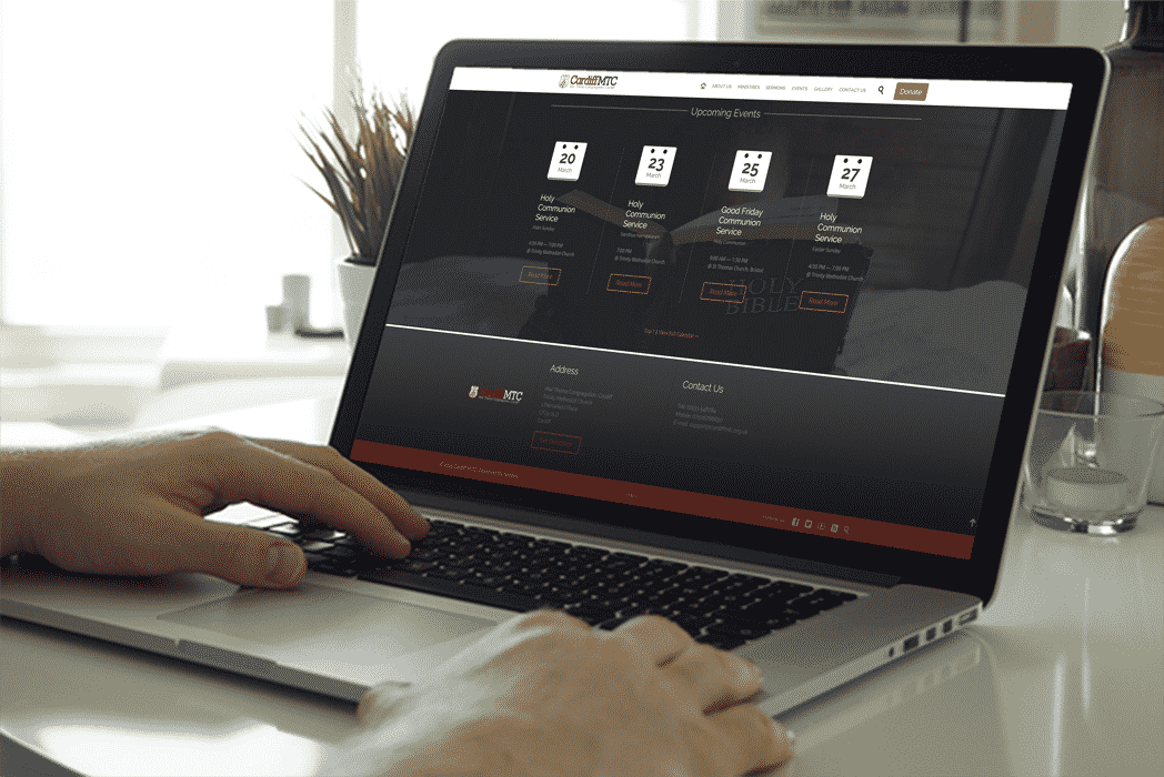 Cardiff MTC website design by NetBee